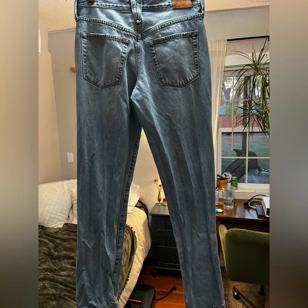 J. Crew slouchy boyfriend Jean, spring 2023. Size: 25p  worn twice. - Picture 4 of 5